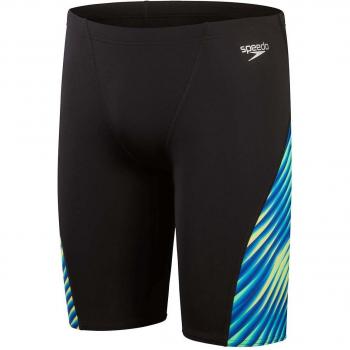 Speedo Bañador de Hombre Allover Digi V-Cut Jammer Negro