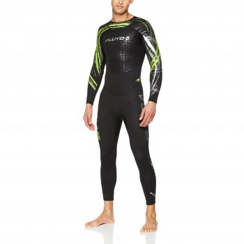 SALVIMAR Flash Fluyd Traje de Buceo Unisex, Flash Fluyd, Negro/Verde, Small