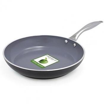 GreenPan Venice CW0004921 Sartén de Aluminio Anodizado para Inducción, Color Gris