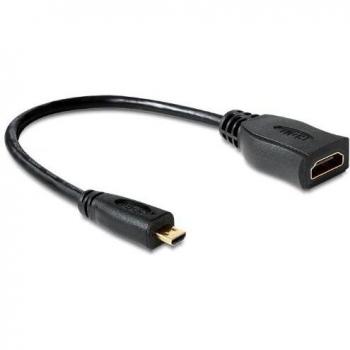 DeLOCK 65391 - Cable HDMI de 23 cm, negro