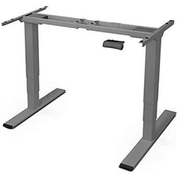 FLEXISPOT EC5 Escritorio Eléctrico de Pie con Altura Ajustable Eléctrico, Standing Desk, Escritorio de Acero Sólido con 4 Botones de Memoria, 2 Motores, 3 Etapas, Capacidad de Peso 100 KG