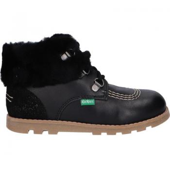 Botines de Niña Kickers Nonosweet 83 Negros Brillantes EU 25