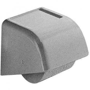 Gedy 72250200100 Portarrollo con Tapa, Blanco, 15x14x12