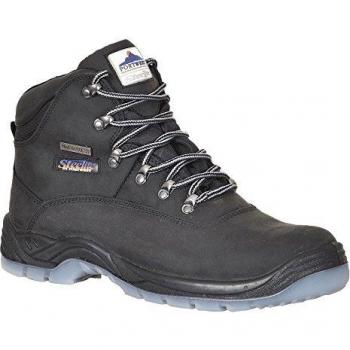 Botas de trabajo Portwest Steelite Aqua S3 WR impermeables para hombre, tamaño 10.5, color negro