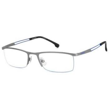 Carrera 8901 Men's Eyeglass Frame - Grey, Rectangular, 54 mm