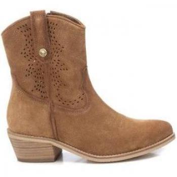 Botines de mujer Carmela 161370 marrón con cierre de cremallera y tacón de 5cm