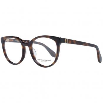 CAROLINA HERRERA Vhn603m-5201ay Montura de Gafas Mujer, Negro, 52/18/135 - Estilo Elegante y Sofisticado