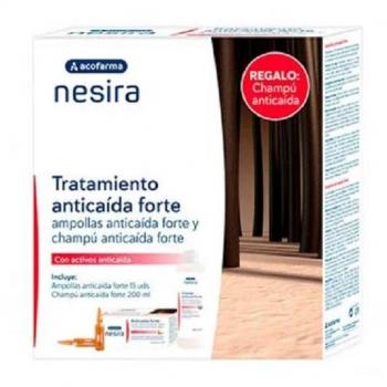 Nesira Pack Anticaída Forte 15 Ampollas + Champú 200ml