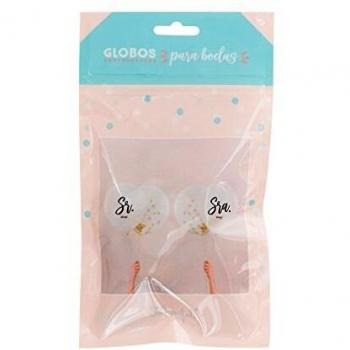 Mr; Wonderful Woa08937Es Set De Cuatro Globos Para Bodas, 18X0.3X21 Cm