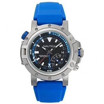 Nautica Mens Analogue Quartz Watch with Silicone Strap NAPPRH001