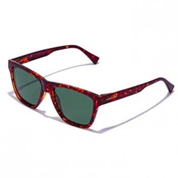 Hawkers One LS Rodeo Gafas de Sol Polarizadas Cuadradas Verde Carey para Hombre y Mujer