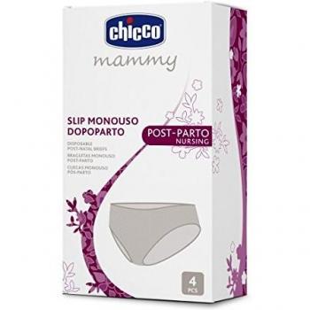 Chicco Mammy - Bragas monouso elasticas y transpirables cuatro unidades grandes, talla L