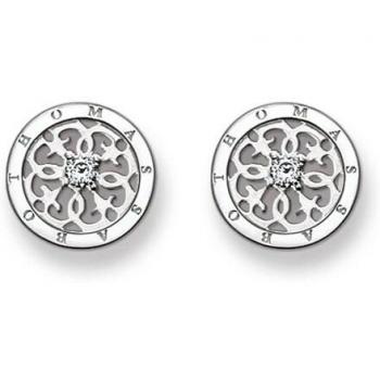 Thomas Sabo SCH150019 - Pendientes de plata de ley 925 con circonitas blancas