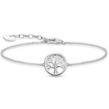 Thomas Sabo Glam & Soul Silver Tree of Love Bracelet A1828-051-14-L19v