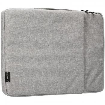Funda para portátil Q-Connect 13,3 con asa y bolsillo exterior - Gris