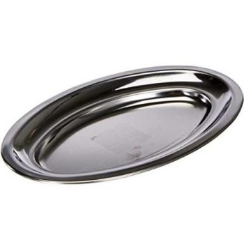 Lacor Fuente Oval, Acero, Plateado, 20x13 cm