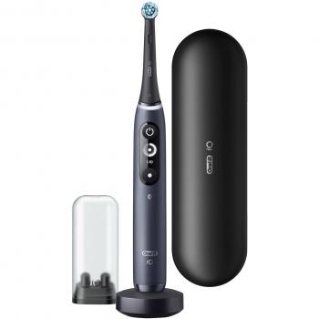 Cepillo de dientes eléctrico BRAUN ORAL-B iOM7.1B2.2BD Color Negro, tecnología de limpieza 3D, temporizador integrado, cabezal redondeado para una mejor adaptación a los dientes, modo de cuidado