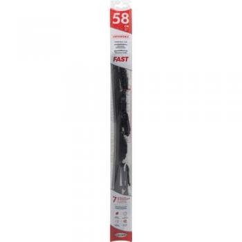 Escobilla Limpiaparabrisas Individual Fast 58 cm - 23'', Para Escobillas Tradicionales y Curvas, Máxima Aderencia y Resistencia
