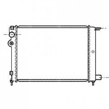 Van Wezel 9002080 radiador de refrigeración del motor