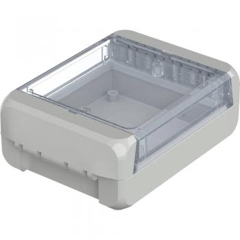 Bopla Caja de uso general de Policarbonato, 113 x 80 x 40mm, IP66, IP68 - Bocube B 100804 PCG7035