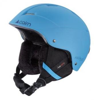 Casco de esquí Cairn Android J (Mate Azure) - Casco Junior, diseño moderno, ventilación adecuada, ajuste personalizado, ligero y resistente