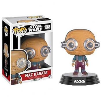 Funko Pop!- Bobble: Star Wars: E7 TFA: Maz Kanata, Color, tamaño estándar
