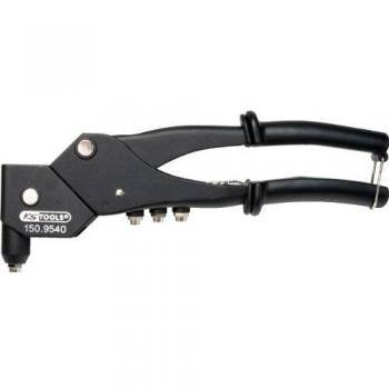 Alicate de remaches manual KS Tools 290mm con cabeza giratoria 360° y acero de alta calidad