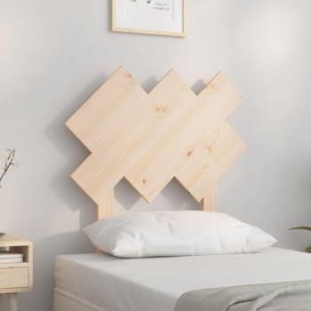 Cabecero de cama 72,5x3x81 cm madera maciza de pino