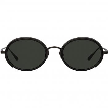 Linda Farrow FINN LFL1413 C2 Men's Sunglasses Black Size 52