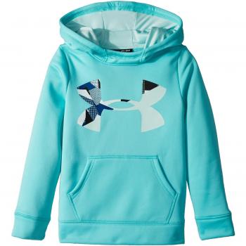 Under Armour Armour Fleece Big Logo Hoody Sudadera, Niñas, Azul