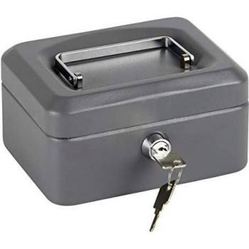 Arregui 1832D40 Caja De Caudales De Acero Grafito Con Bandeja, 152 X 80 X 118 Mm