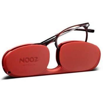 Nooz Gafas de Lectura - Color Rojo Corrección +2.50 - Forma Rectangular - Para Hombres y Mujeres - Modelo Bao Colección Essential