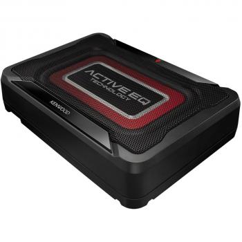 Subwoofer Activo Kenwood KSC-PSW7EQ de 20cm con 3 Modos EQ y Control Remoto - Potencia 160W para Coche