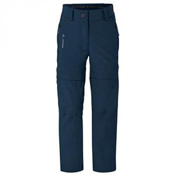 VAUDE Kids Zip-Off Slim Fit Pants - Dark Sea 122-128 cm