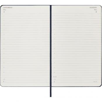 Moleskine Calendario de Bolsillo 2025, Días, P/A6, Tapa Dura, Negro