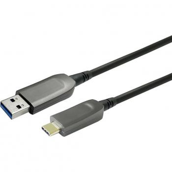 Cable USB 10 m USB 3.2 Gen 1 (3.1 Gen 1) USB C a USB A Negro Vivolink PROUSBCAMMOP25