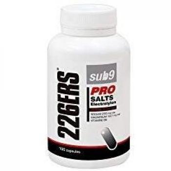 226ERS Sub9 Pro Salts Electrolytes | Sales Minerales Con Vitaminas Y Cafeína, Electrólitos, color Electrolitos - Cafeína, 100 cápsulas, 112 g