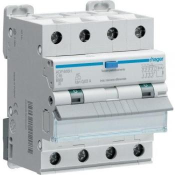 Interruptor Diferencial Magnetotérmico Hager 4 Polos 300mA 25A AFP475H