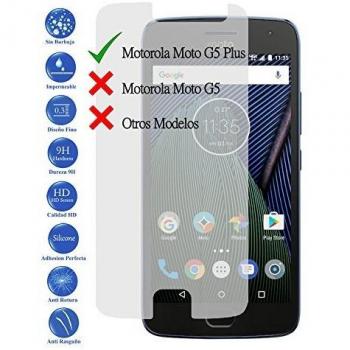 Todotumovil Protector de Pantalla Motorola Moto G5 Plus 5.2 de Cristal Templado Vidrio 9H para movil