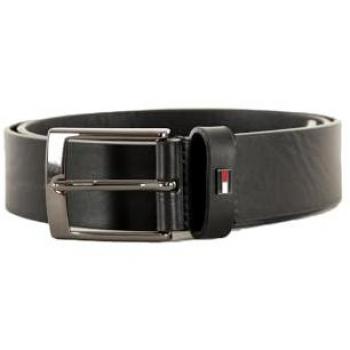 Tommy Hilfiger Adan New Leather Belt - Black - Size W40 (39.4 inches) - Men's