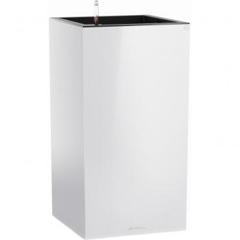 Maceta Autorriego Lechuza CANTO Premium High 40, Blanco brillante