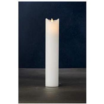 Vela LED Sara Exclusive Plata 5cm Ø 25cm