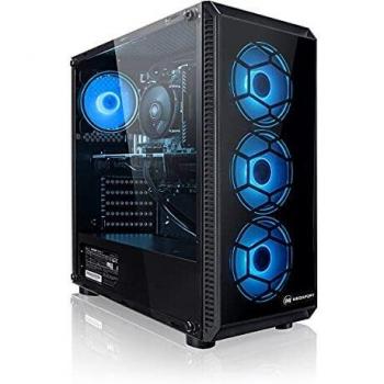 PC Gaming - Megaport Ordenador Gaming PC Intel Core i5-11400F 6X 2.60GHz • GeForce GTX1650 • 16 GB DDR4 • Windows 10 • 500GB M.2 SSD • WLAN • PC Gamer • Ordenador de sobremesa