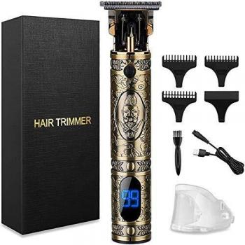 Maquina Cortar Pelo Profesional, Cortapelos Hombre Maquinilla Cortar Pelo Profesional Recortadora de Pelo con Pantalla Digital LCD Recortadora Maquina de Cortar el Pelo Ideal para Contornos