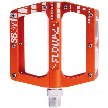 Desconocido SB3 sbpdflam Pedales de Bicicleta Unisex, Orange