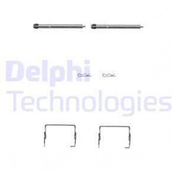 Kit de accesorios, pastillas de freno de disco DELPHI LX0264