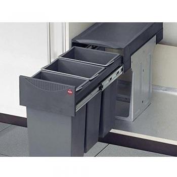 Hailo Recogedor, Antracita, 30 L