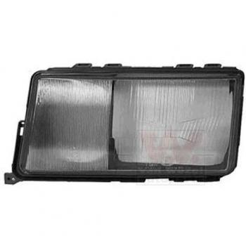 Cristal de faro izquierdo Van Wezel 3020977 para Mercedes Clase C W201 (1982-1993)