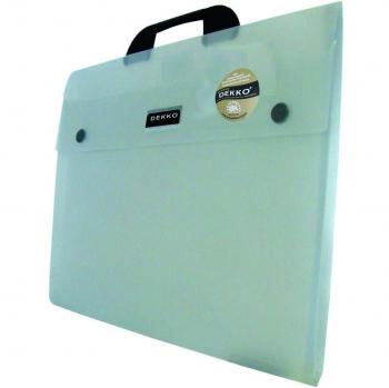 Dekko - Portafolios A2 con entretela, Transparente
