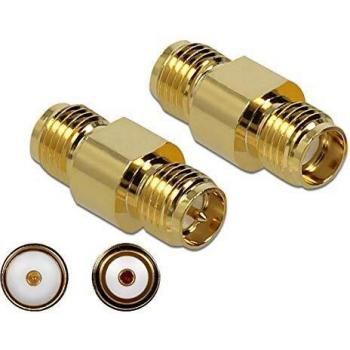 Adaptador SMA hembra a RP-SMA hembra 10 GHz